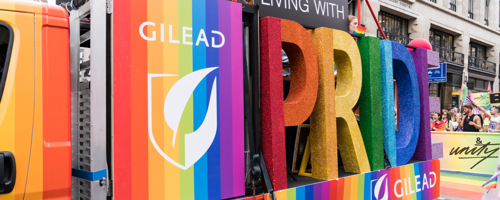 Gilead London Pride van